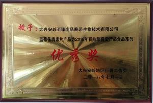 蓝莓花青素片2018百姓最喜爱产品食品系列优秀奖.jpg